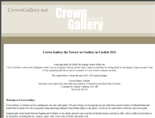 Tablet Screenshot of crowngallery.net